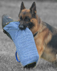 Dog bite sleeve cover made of French linen with handle Dog bite sleeve cover made of French linen with handle