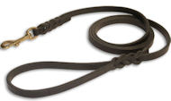K9 Leather Dog Leash 1/2" wide for GSD  K9 Leather Dog Leash 1/2" wide for GSD