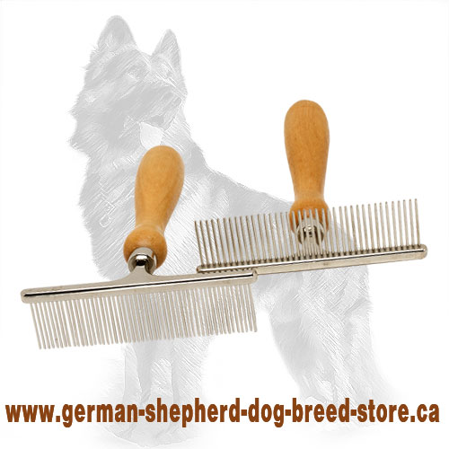 German Shepherd Metal Brush For Grooming Short Dog Coat Ka14 1098